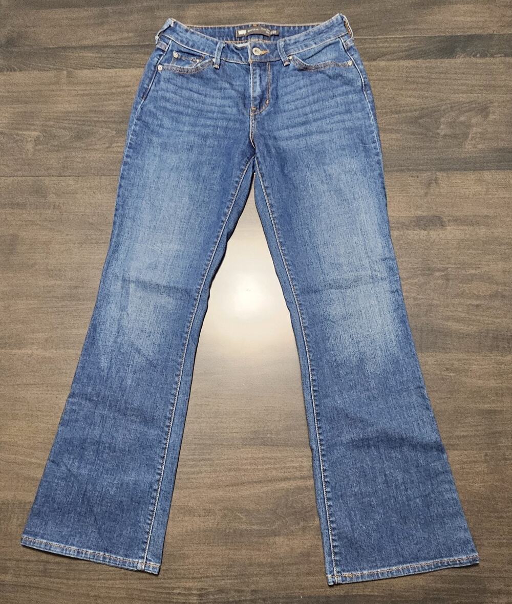 Levi's Bold Curve Women's Classic Rise Boot Cut Denim Jeans Size 4/27 Stretch